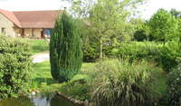 view of house from the pond