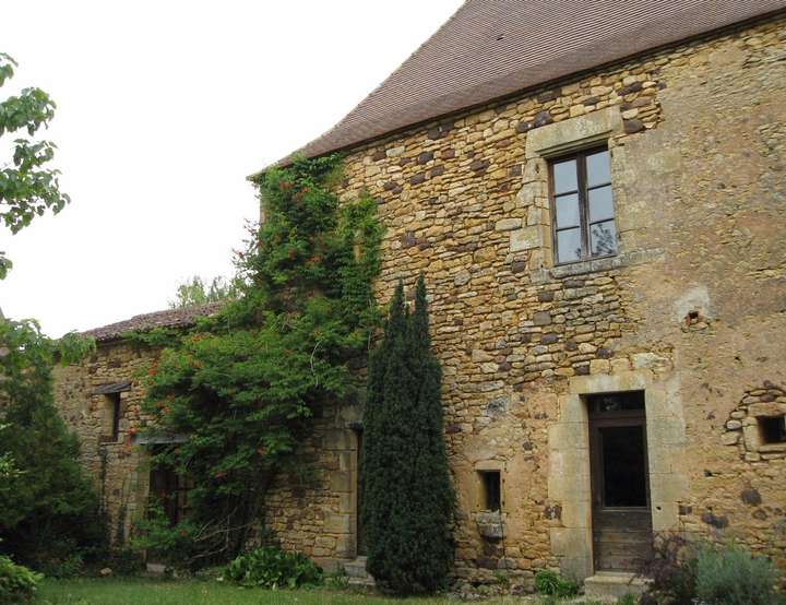 rear view of main section of house