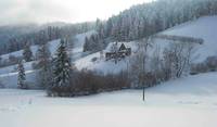 our house in winter