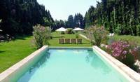 Large garden and pool we maintained in Provence