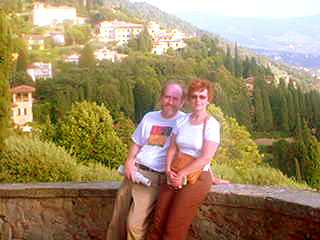 Larry and Janis in Florence. 