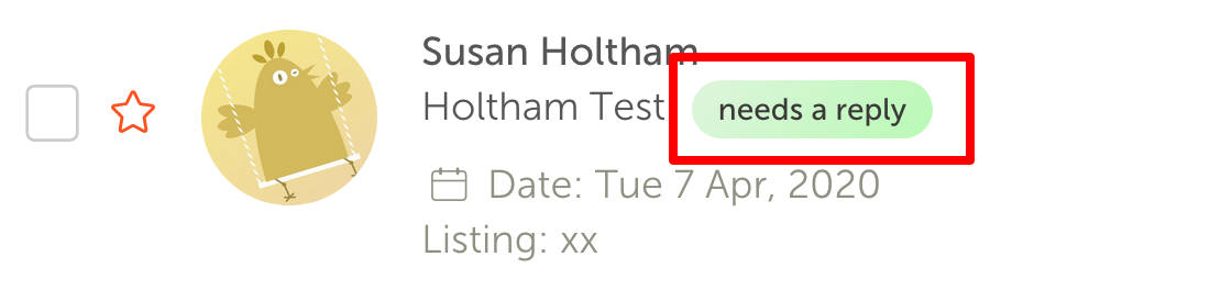 Needs a reply